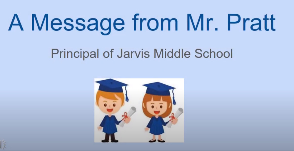 Jarvis (virtually) celebrates 8th grade moving up