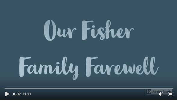 A photo farewell from Fisher