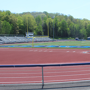 outdoor sports field and track